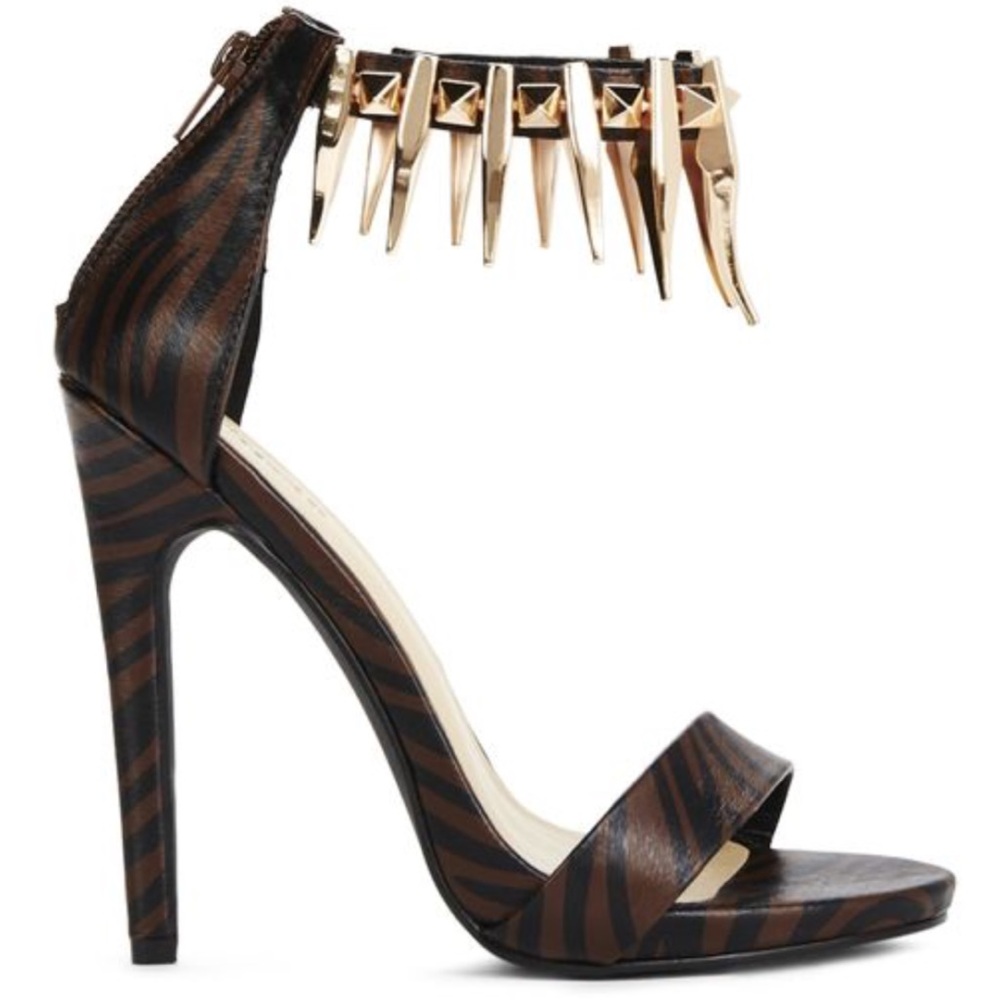 🆕Jeska Animal Print Open Toe Heels